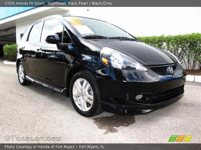 2008 Honda Fit Sport in Nighthawk Black Pearl