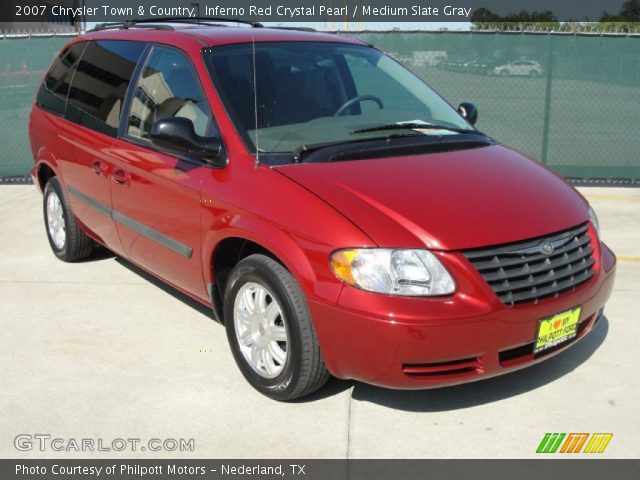 2007 Chrysler Town & Country  in Inferno Red Crystal Pearl