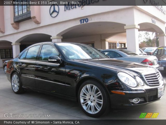 2007 Mercedes-Benz E 350 Sedan in Black