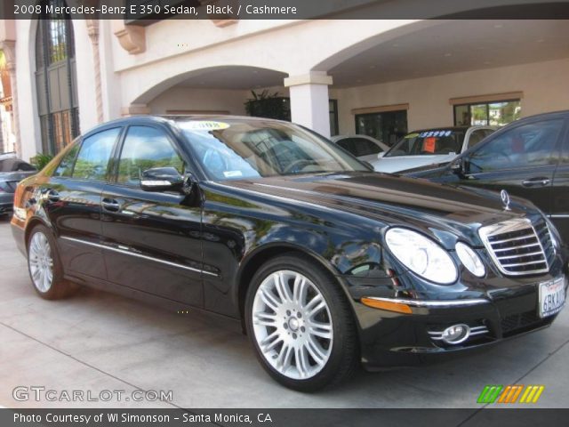 2008 Mercedes-Benz E 350 Sedan in Black