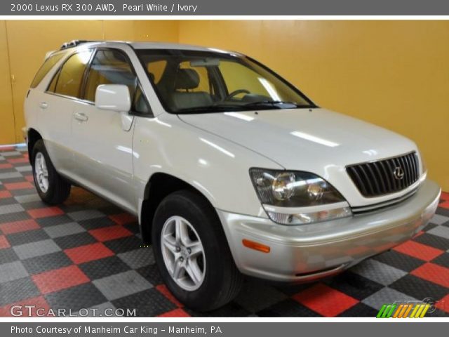 2000 Lexus RX 300 AWD in Pearl White