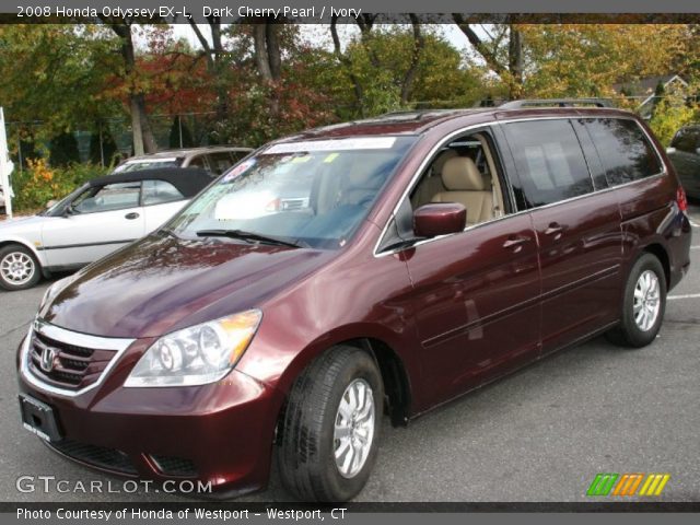 2008 Honda Odyssey EX-L in Dark Cherry Pearl