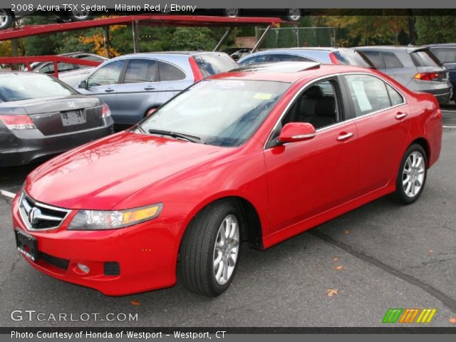 2008 Acura TSX Sedan in Milano Red