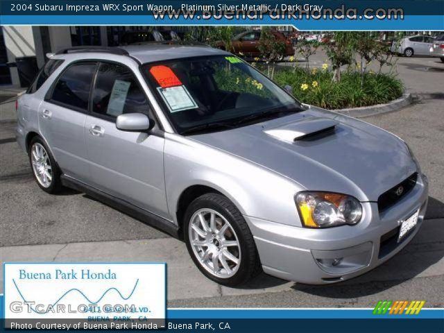 2004 Subaru Impreza WRX Sport Wagon in Platinum Silver Metallic