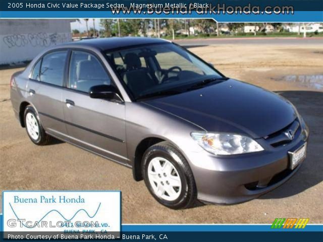 2005 Honda Civic Value Package Sedan in Magnesium Metallic