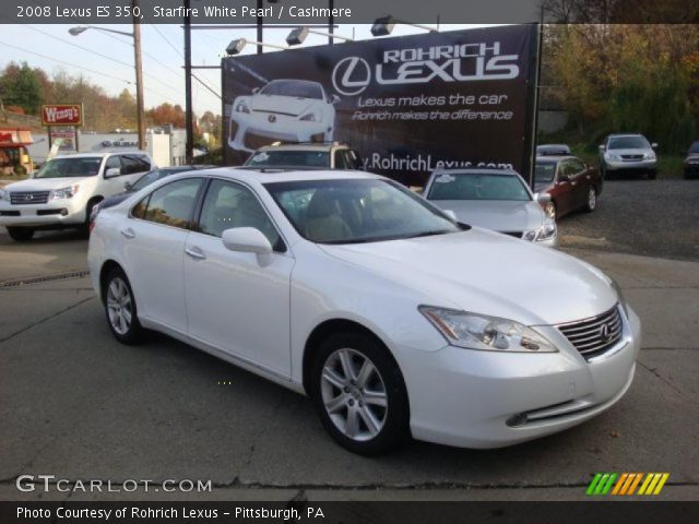 2008 Lexus ES 350 in Starfire White Pearl