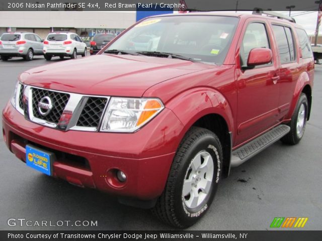 2006 Nissan Pathfinder SE 4x4 in Red Brawn Pearl