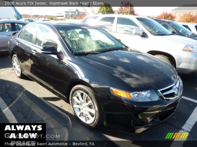 2008 Acura TSX Sedan in Nighthawk Black Pearl