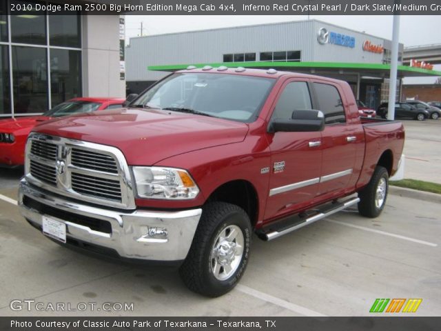 2010 Dodge Ram 2500 Big Horn Edition Mega Cab 4x4 in Inferno Red Crystal Pearl