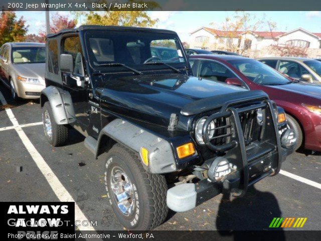 2002 Jeep Wrangler X 4x4 in Black