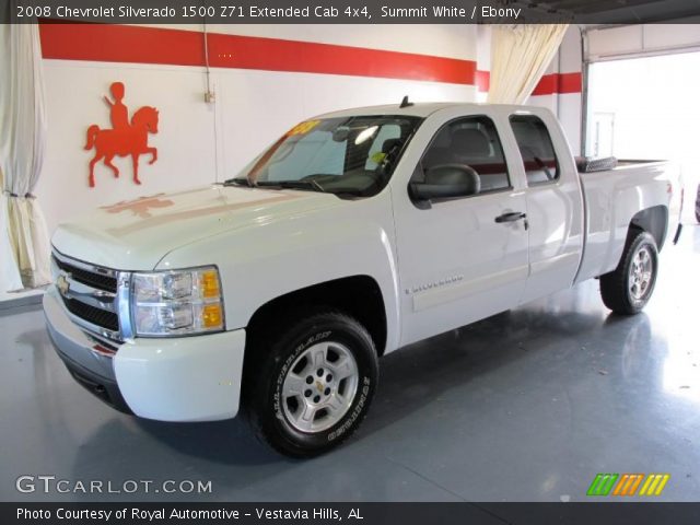 2008 Chevrolet Silverado 1500 Z71 Extended Cab 4x4 in Summit White