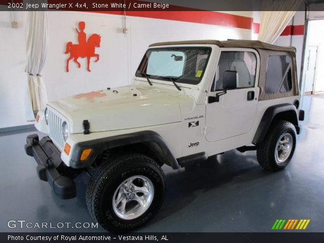 2002 Jeep Wrangler X 4x4 in Stone White