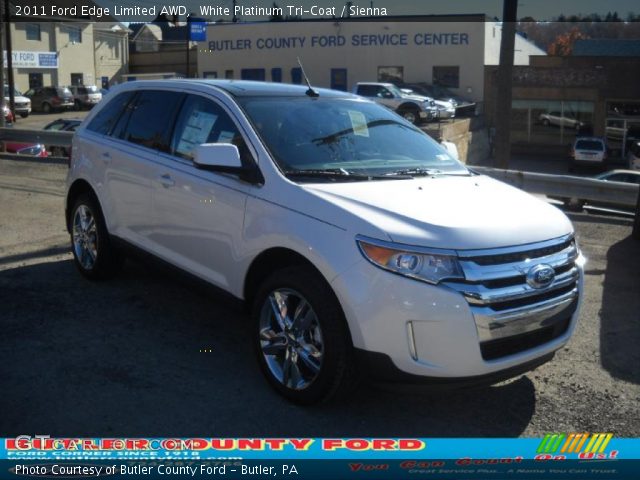 2011 Ford Edge Limited AWD in White Platinum Tri-Coat