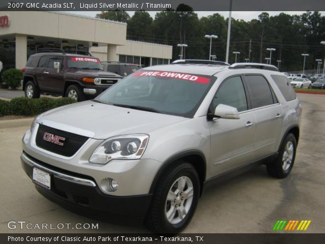 2007 GMC Acadia SLT in Liquid Silver Metallic