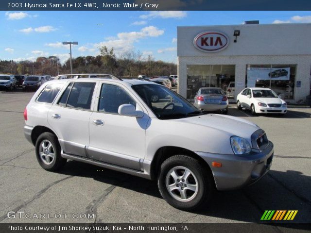 2003 Hyundai Santa Fe LX 4WD in Nordic White