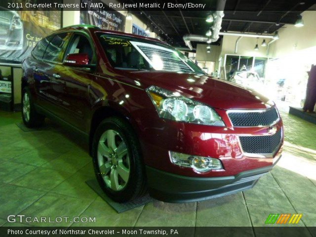 2011 Chevrolet Traverse LT AWD in Red Jewel Metallic