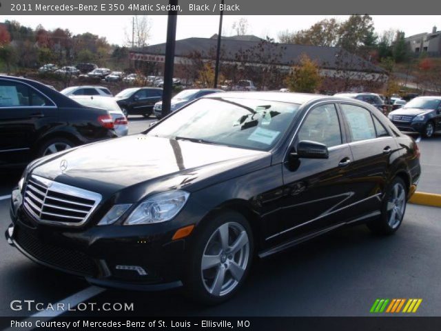 2011 Mercedes-Benz E 350 4Matic Sedan in Black
