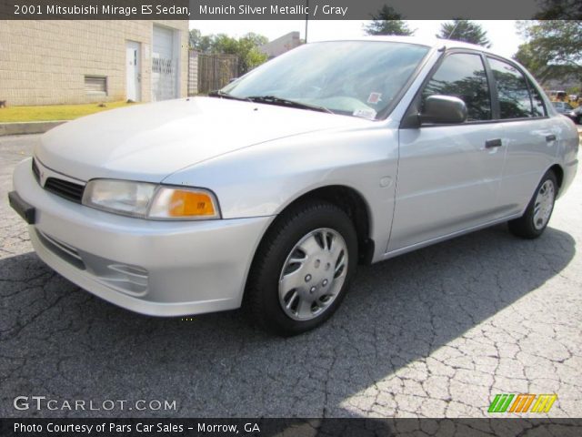2001 Mitsubishi Mirage ES Sedan in Munich Silver Metallic