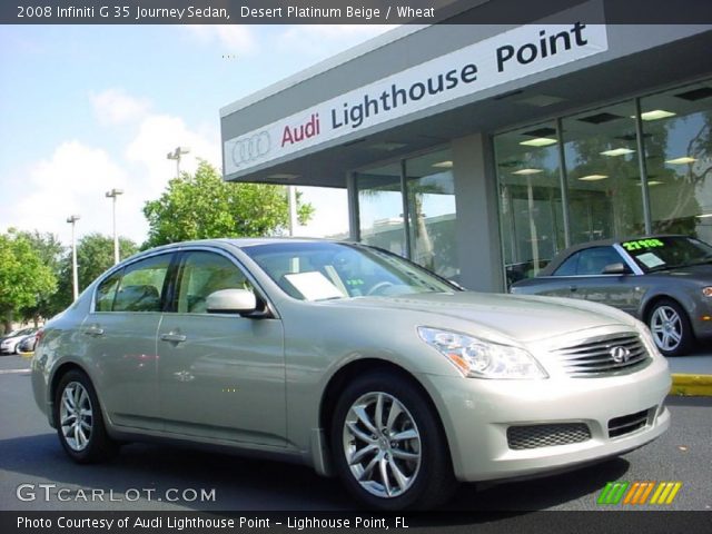2008 Infiniti G 35 Journey Sedan in Desert Platinum Beige