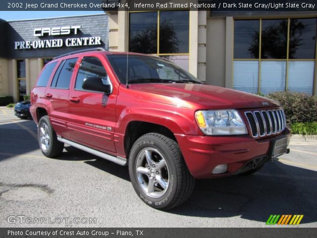 2002 Jeep Grand Cherokee Overland 4x4 in Inferno Red Tinted Pearlcoat