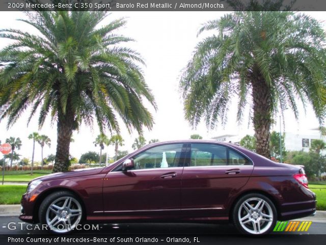 2009 Mercedes-Benz C 350 Sport in Barolo Red Metallic