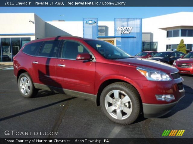 2011 Chevrolet Traverse LT AWD in Red Jewel Metallic