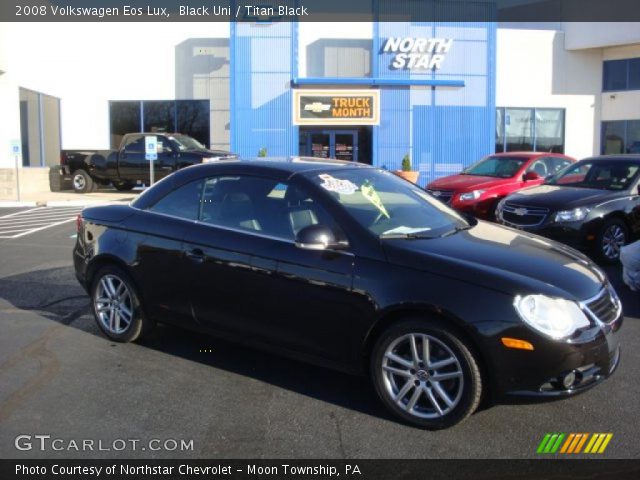 2008 Volkswagen Eos Lux in Black Uni
