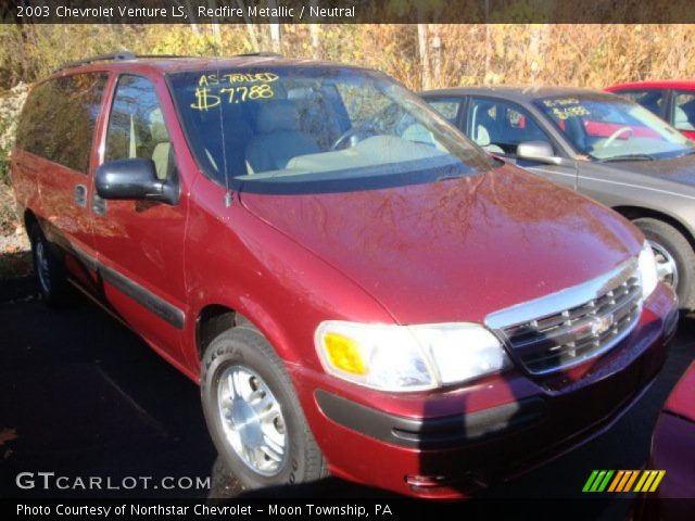 2003 Chevrolet Venture LS in Redfire Metallic
