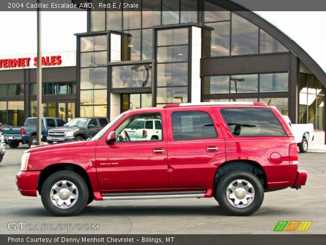 2004 Cadillac Escalade AWD in Red E