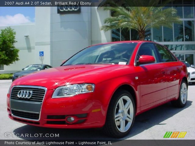 2007 Audi A4 2.0T Sedan in Brilliant Red