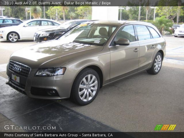 2010 Audi A4 2.0T quattro Avant in Dakar Beige Metallic