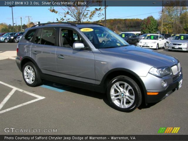 2007 BMW X3 3.0si in Silver Grey Metallic