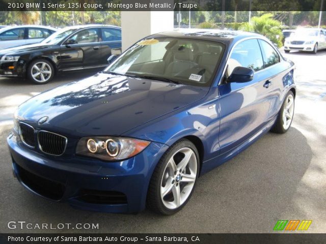 2010 BMW 1 Series 135i Coupe in Montego Blue Metallic