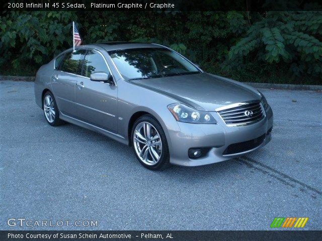 2008 Infiniti M 45 S Sedan in Platinum Graphite
