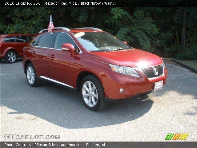 2010 Lexus RX 350 in Matador Red Mica