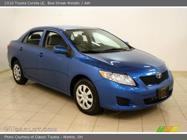 2010 Toyota Corolla LE in Blue Streak Metallic