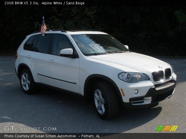 2008 BMW X5 3.0si in Alpine White