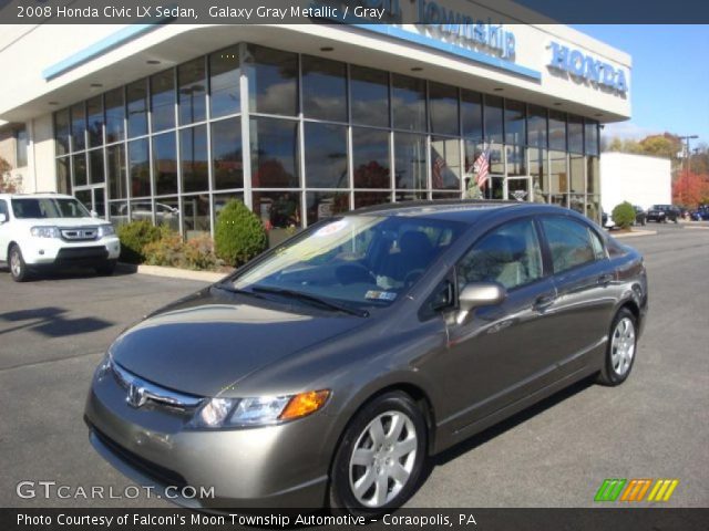 2008 Honda Civic LX Sedan in Galaxy Gray Metallic
