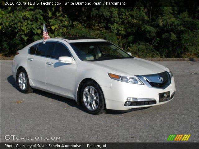 2010 Acura TL 3.5 Technology in White Diamond Pearl