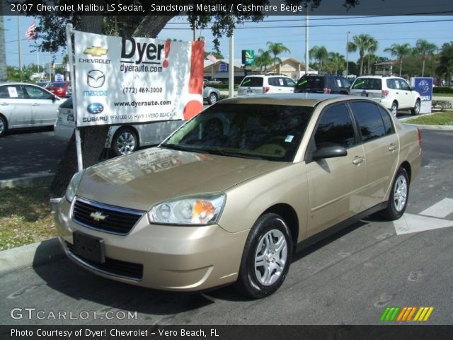 2007 Chevrolet Malibu LS Sedan in Sandstone Metallic