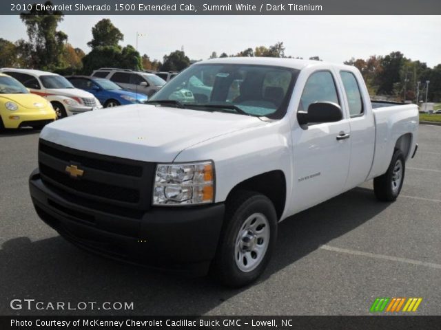 2010 Chevrolet Silverado 1500 Extended Cab in Summit White