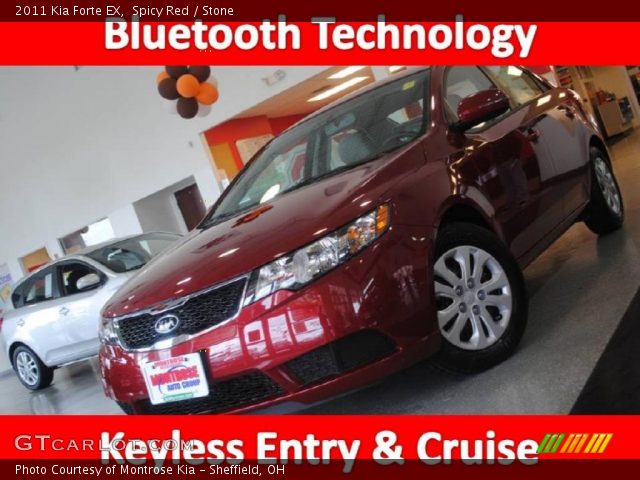 2011 Kia Forte EX in Spicy Red