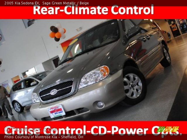 2005 Kia Sedona EX in Sage Green Metallic