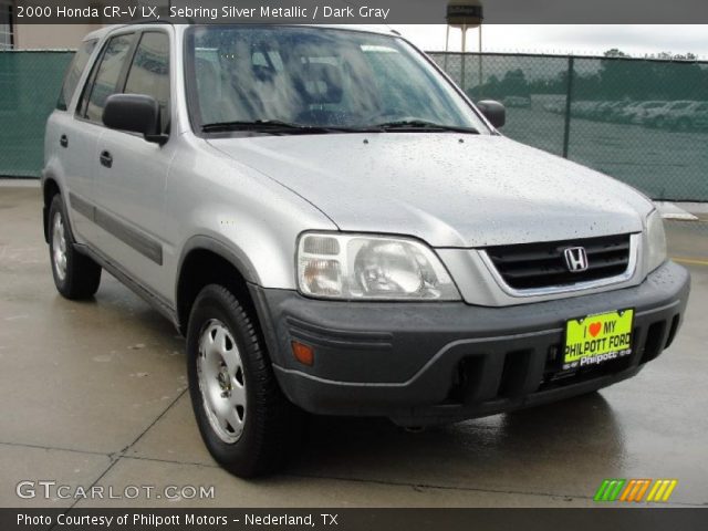 2000 Honda CR-V LX in Sebring Silver Metallic