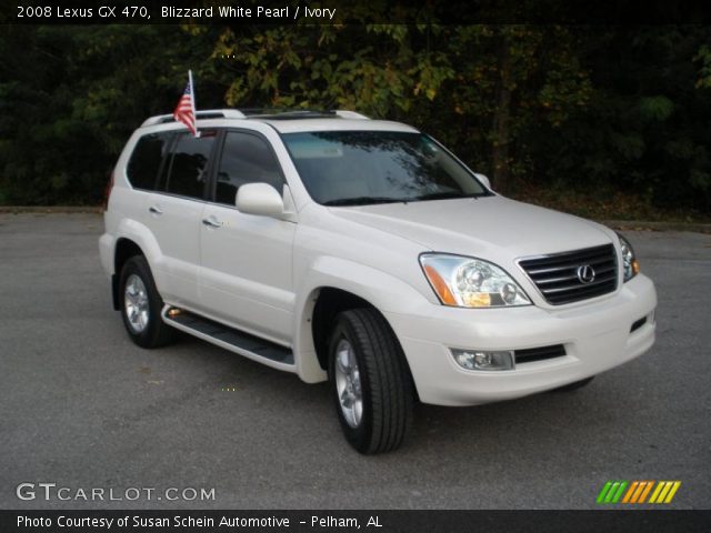 2008 Lexus GX 470 in Blizzard White Pearl