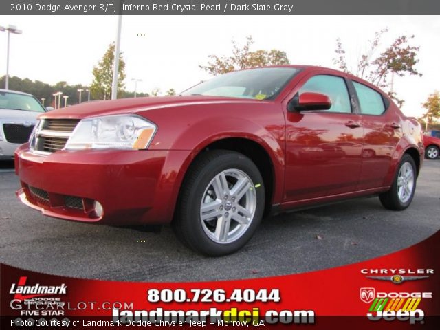 2010 Dodge Avenger R/T in Inferno Red Crystal Pearl
