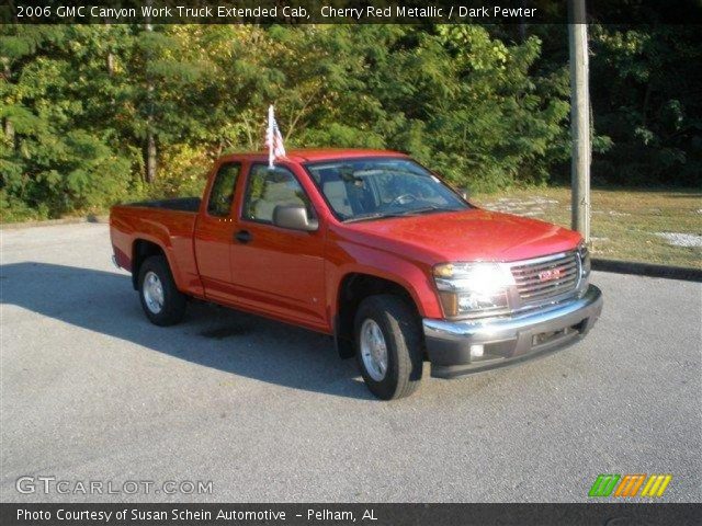 2006 GMC Canyon Work Truck Extended Cab in Cherry Red Metallic