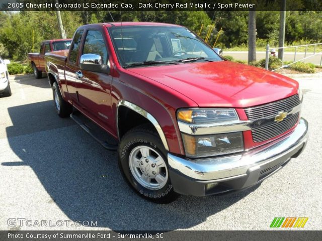 2005 Chevrolet Colorado LS Extended Cab in Dark Cherry Red Metallic