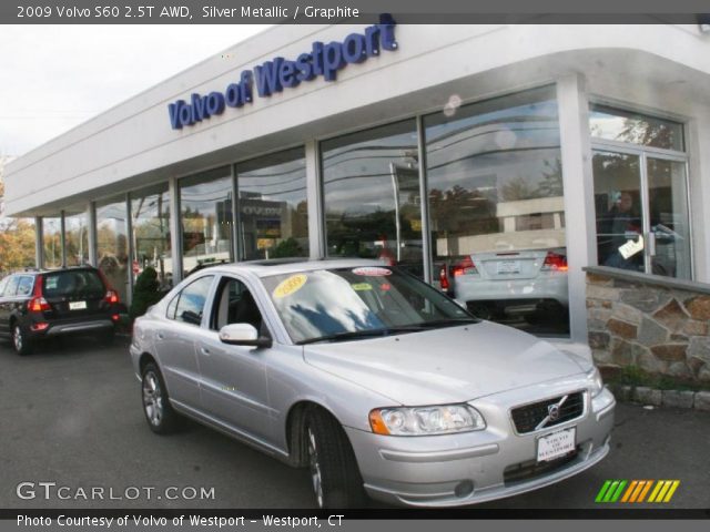2009 Volvo S60 2.5T AWD in Silver Metallic