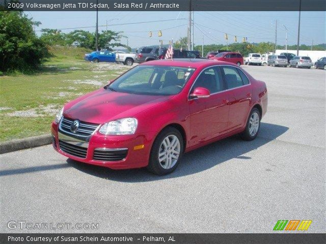 2009 Volkswagen Jetta TDI Sedan in Salsa Red